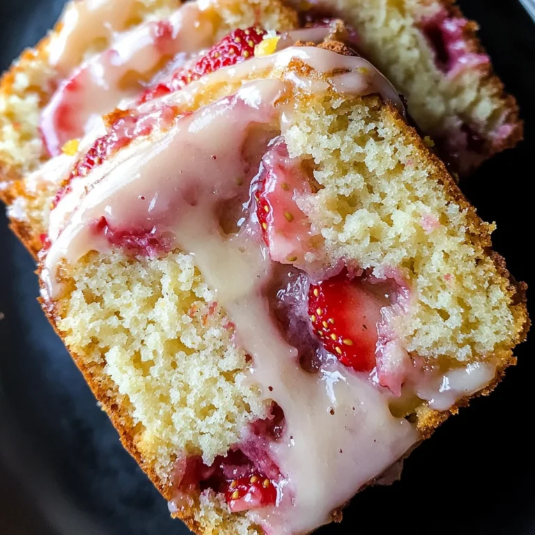 Strawberry Lemonade Quick Bread