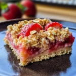 Strawberry Oatmeal Crumble Bars