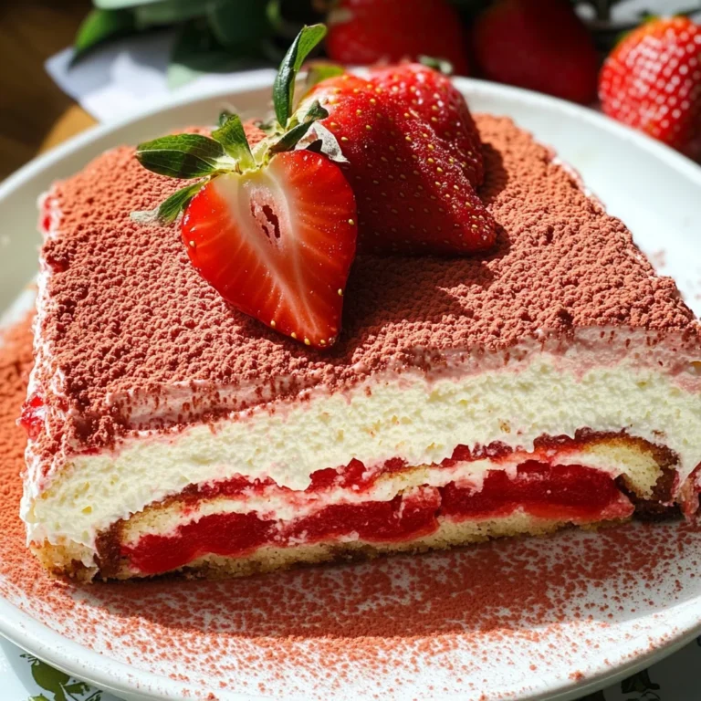 Strawberry Tiramisu