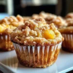 Amazing Peach Muffins 2 Ways