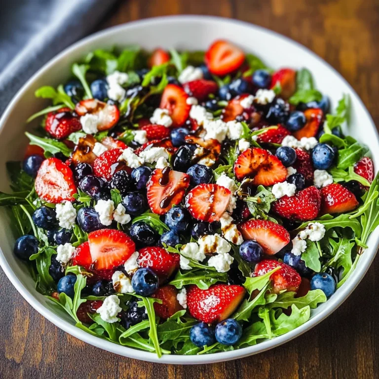 Arugula Salad with Berries