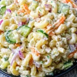 CRUNCHY COLESLAW PASTA SALAD