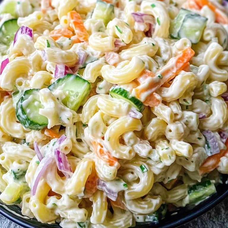 CRUNCHY COLESLAW PASTA SALAD