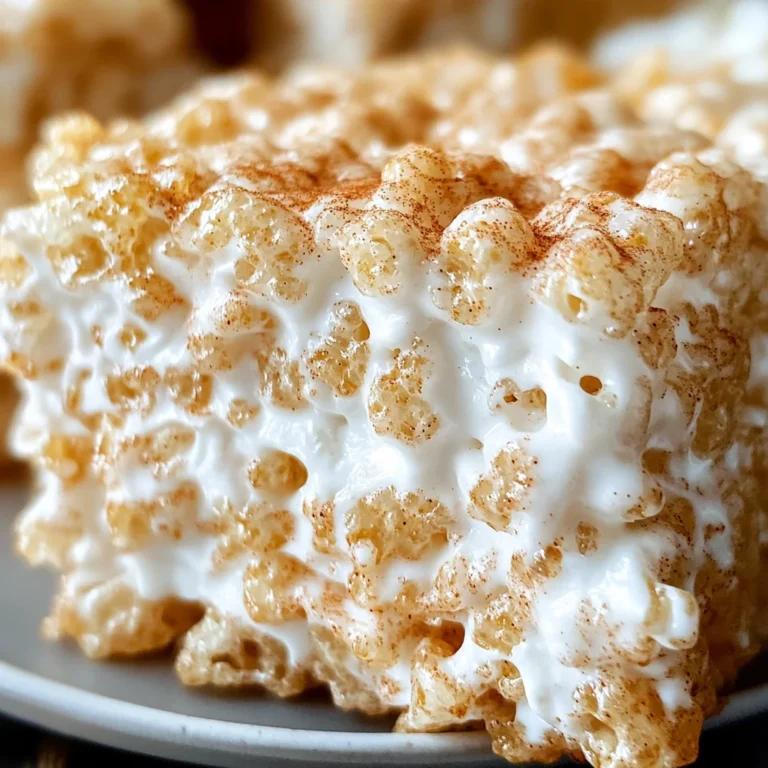 Churro Rice Krispie Treats