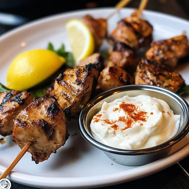 Easy Greek Yogurt Sauce for Chicken Thigh Kebabs