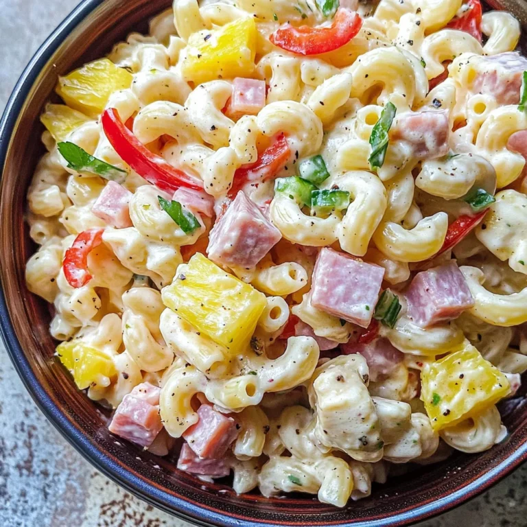 Easy Hawaiian Pasta Salad