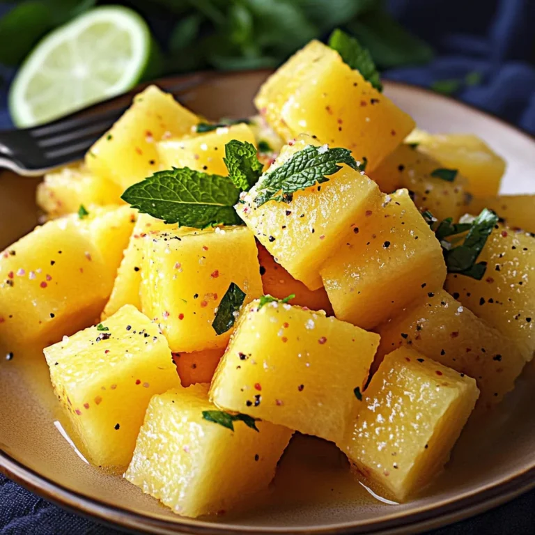 Easy Yellow Watermelon Salad