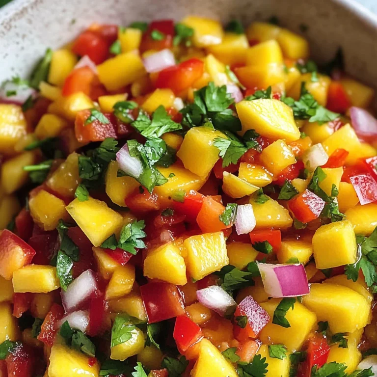 Fresh Mango Salsa Recipe