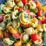 Garden Veggie Tortellini Pasta Salad
