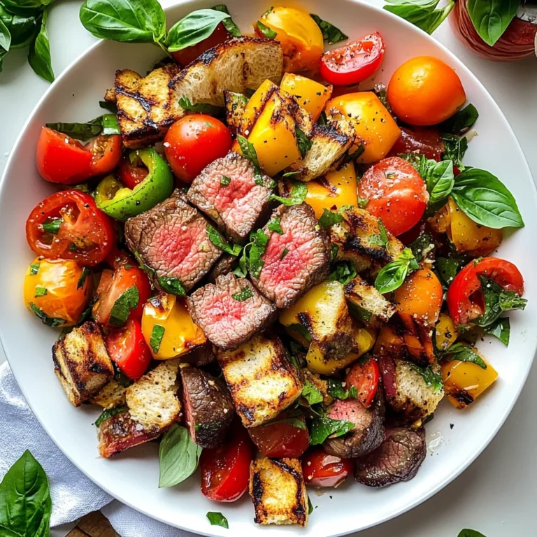 Grilled Steak Panzanella Salad