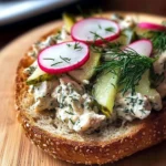 Healthy Tuna Salad with Fresh Dill High Protein Lunch