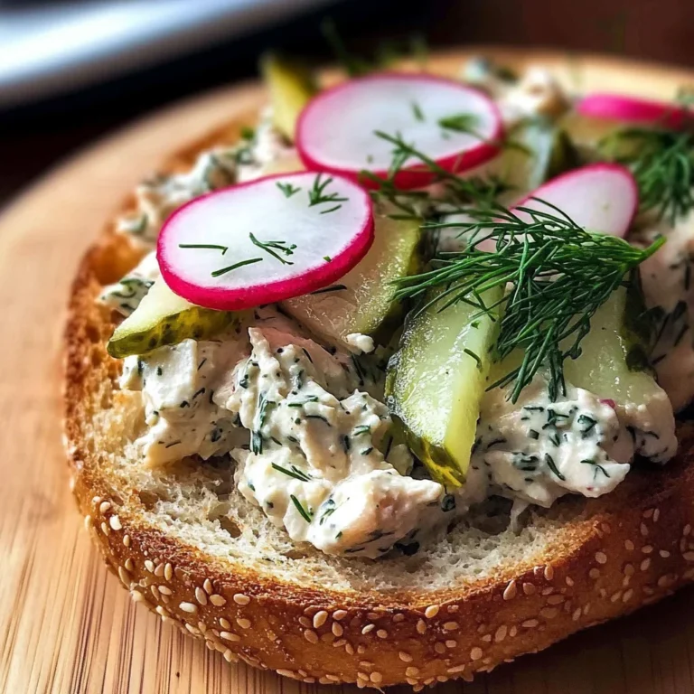 Healthy Tuna Salad with Fresh Dill High Protein Lunch
