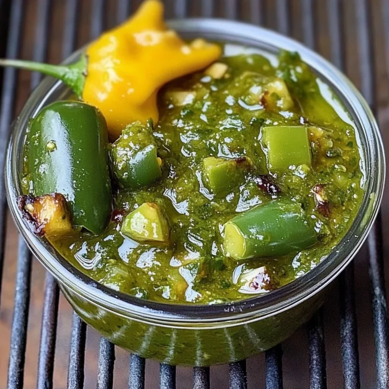Homemade Green Hot Sauce Recipe