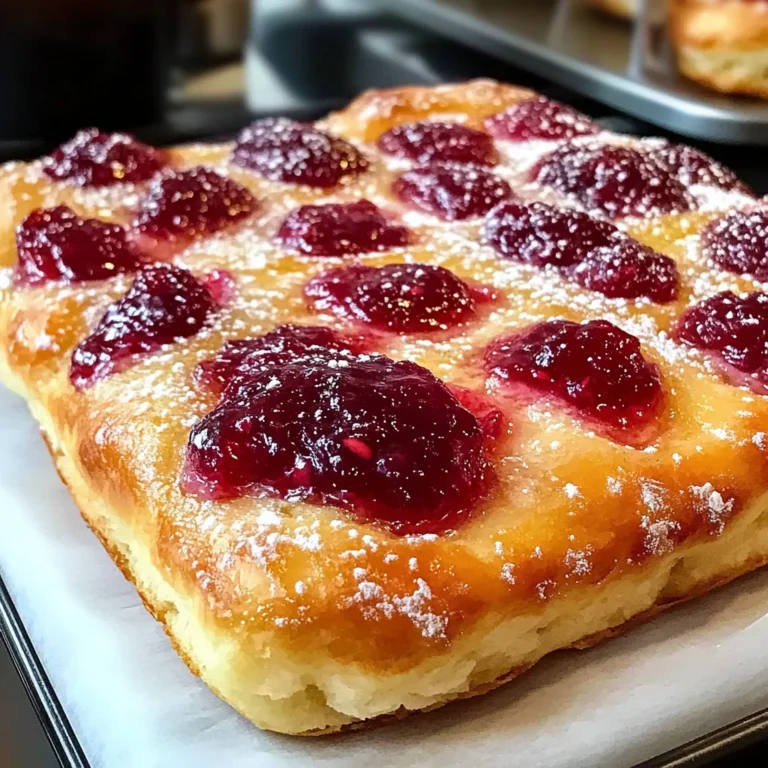 Jam Donut Focaccia: Your New Favorite Breakfast Delight