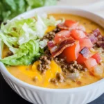Keto Cheeseburger Soup
