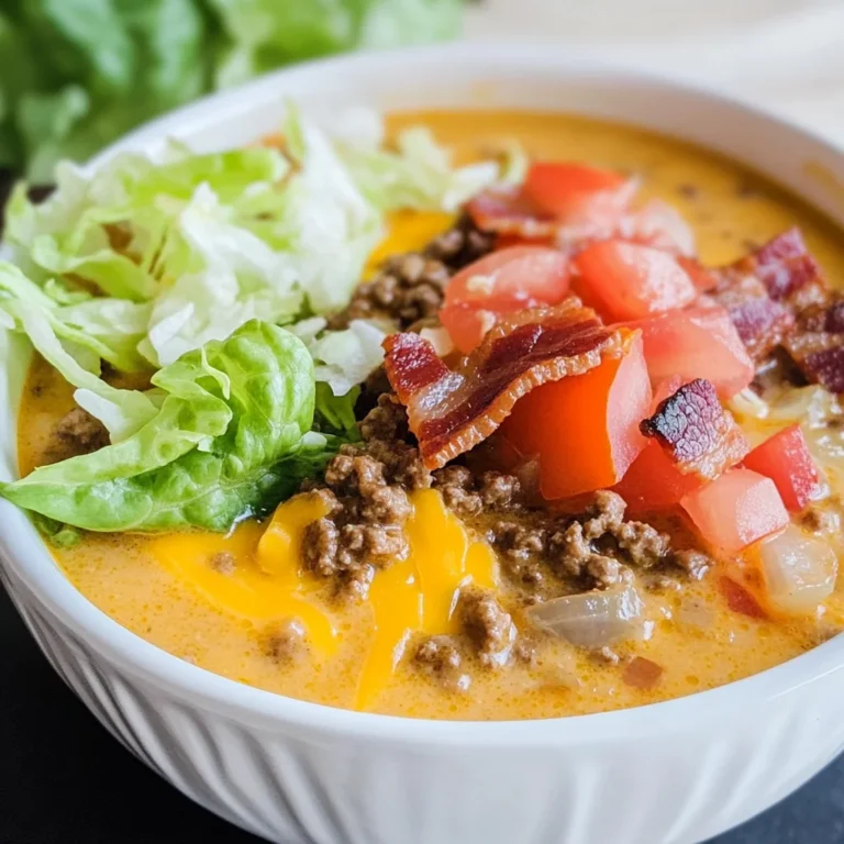 Keto Cheeseburger Soup