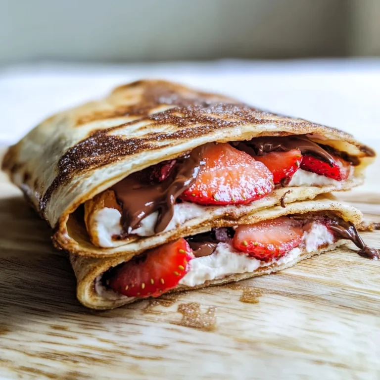 Keto Dessert Tortilla Wrap