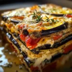 Layered Mediterranean Eggplant Zucchini Bake