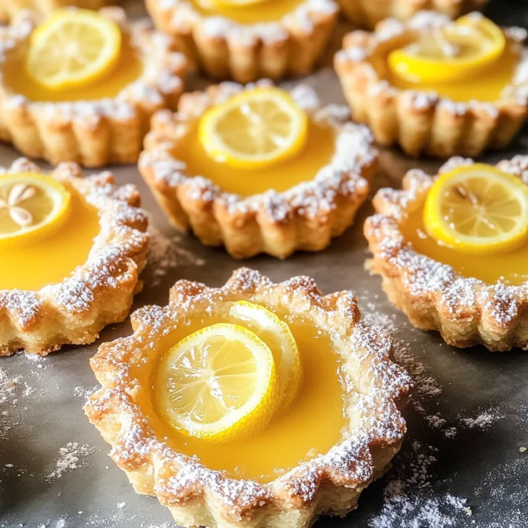 Lemon Curd Tartlets