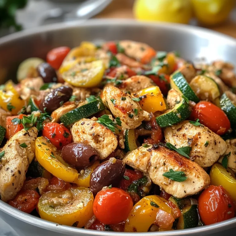 Mediterranean Chicken Stir Fry (30 Minutes One Pan)