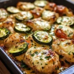 Mediterranean Chicken Zucchini Bake: A Flavorful One-Pan Delight