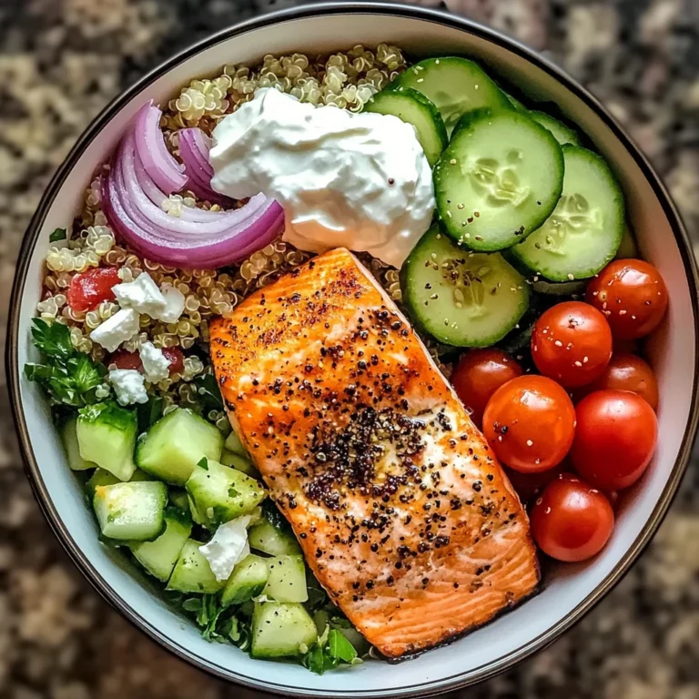 Mediterranean Salmon Bowl: Quick, Fresh, and Family-Friendly