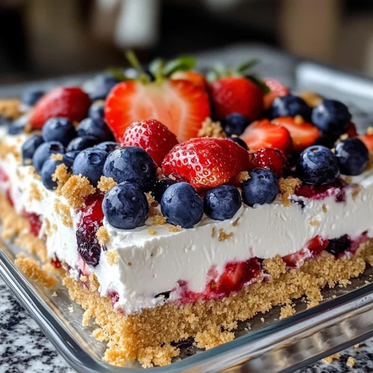 No Bake Berry Dessert Lush Recipe