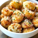 Parmesan Cauliflower Bites