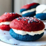 Patriotic 4th of July Whoopie Pies