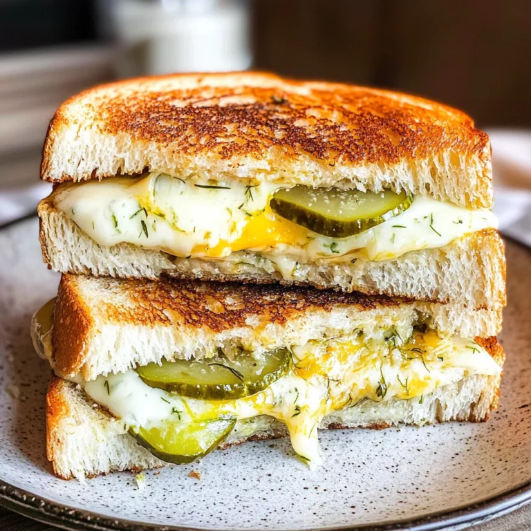Pickle Grilled Cheese Sandwich