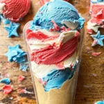 Red White and Blue Ice Cream