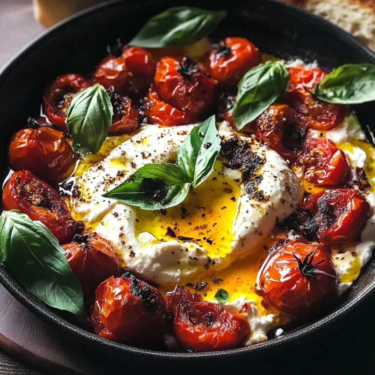 Roasted Tomato Burrata Dip: The Creamy Crowd-Pleaser That Steals the Show