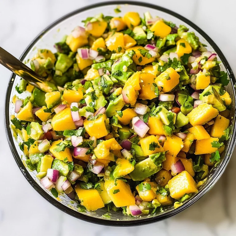 Spicy Avocado Mango Salsa