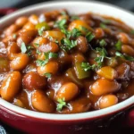 Spicy Baked Beans with Canned Beans