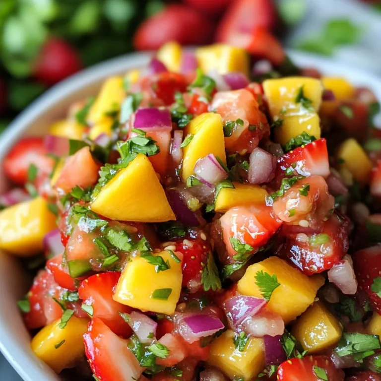 Strawberry Mango Salsa