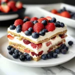 Summer Berry Icebox Cake