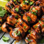Sweet and Spicy Chicken Skewers