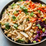 Thai Chicken Salad with Peanut Dressing