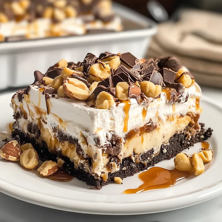 Turtle Lasagna Dessert
