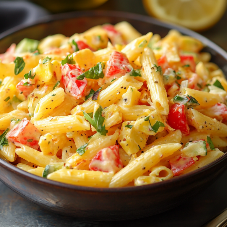 Tropical Hawaiian Pasta Salad Recipe