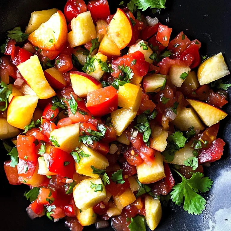 Chipotle Peach Salsa