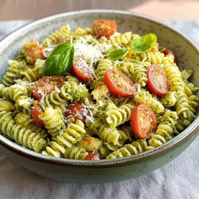 Easy Pesto Pasta Salad