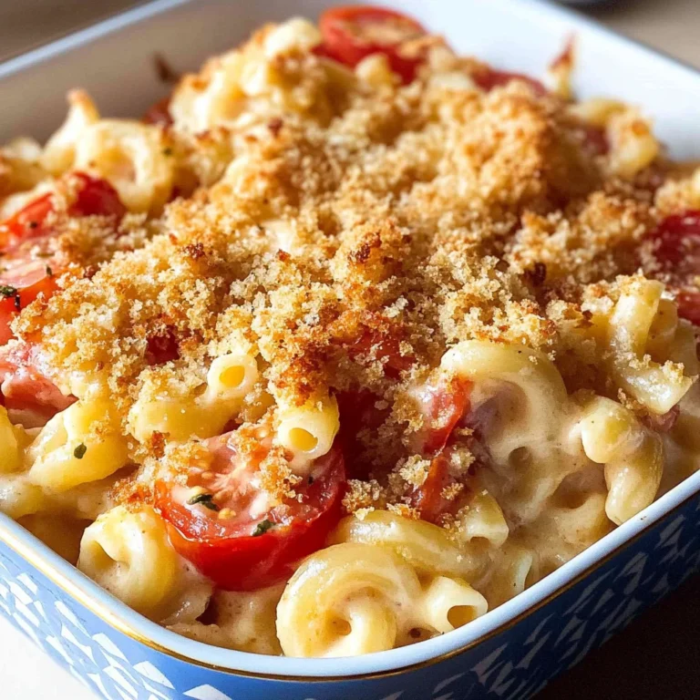 Gruyere Mac and Cheese with Tomatoes