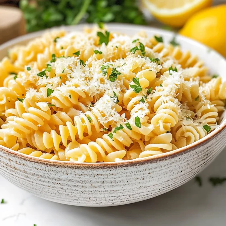Lemon Parmesan Pasta Salad