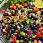 Refreshing Blueberry Salsa (Paleo, Whole30, Vegan, Low Carb)