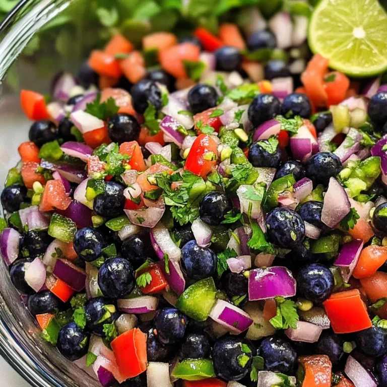 Refreshing Blueberry Salsa (Paleo, Whole30, Vegan, Low Carb)